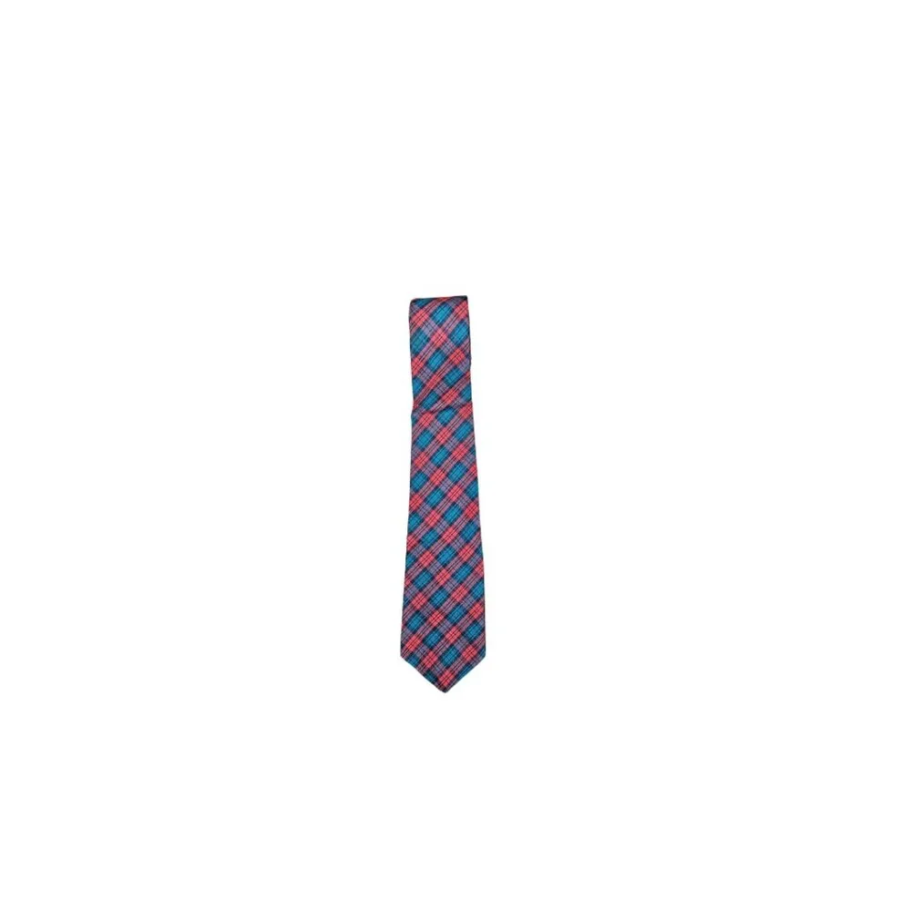 Vintage Andhurst Boy's Red and Green Checkered Tievvvvvvvvvvvvvvvvvvvvvvvvvvvvvv